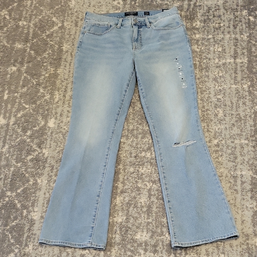 Lucky Light Blue Distressed Women's Jeans